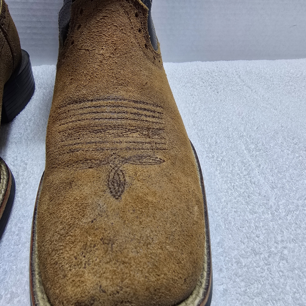 Ariat Two-Tone Western Boots - Brown and Black - Picture 3 of 15